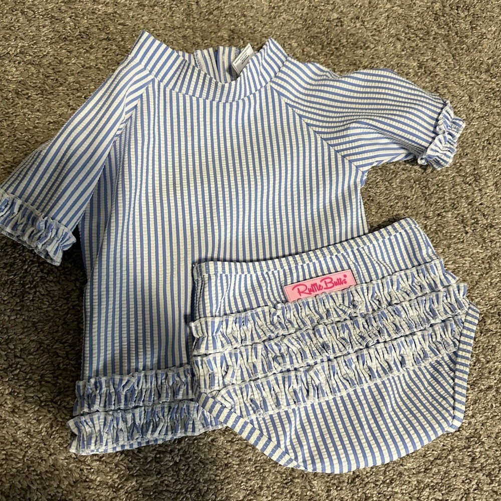 RuffleButts toddler swimsuit